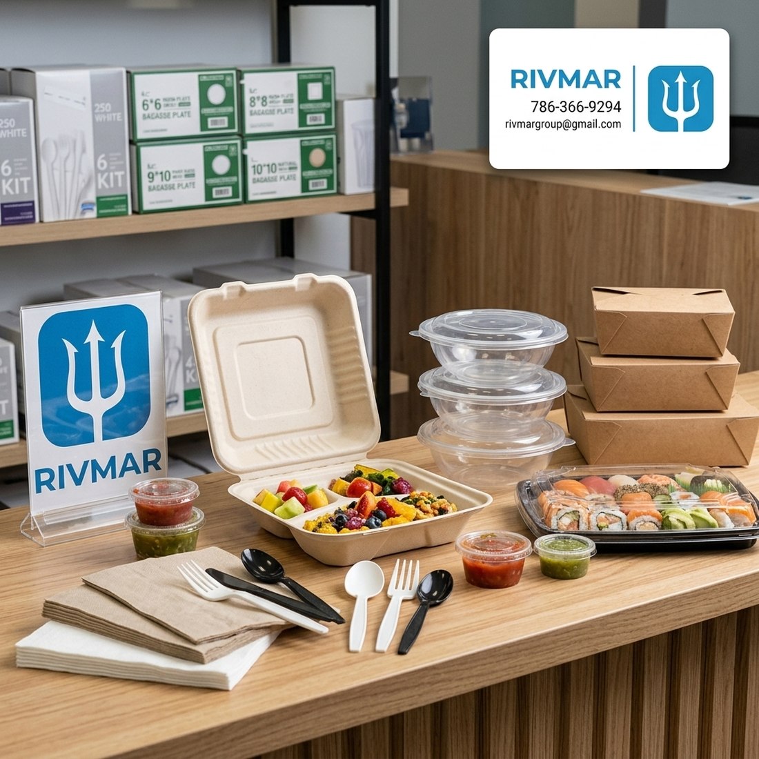 Wholesale disposable foodservice products from RivMar Group