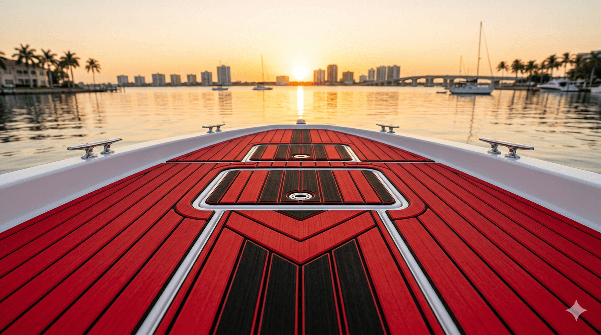 Custom EVA foam decking project by RivMar Group